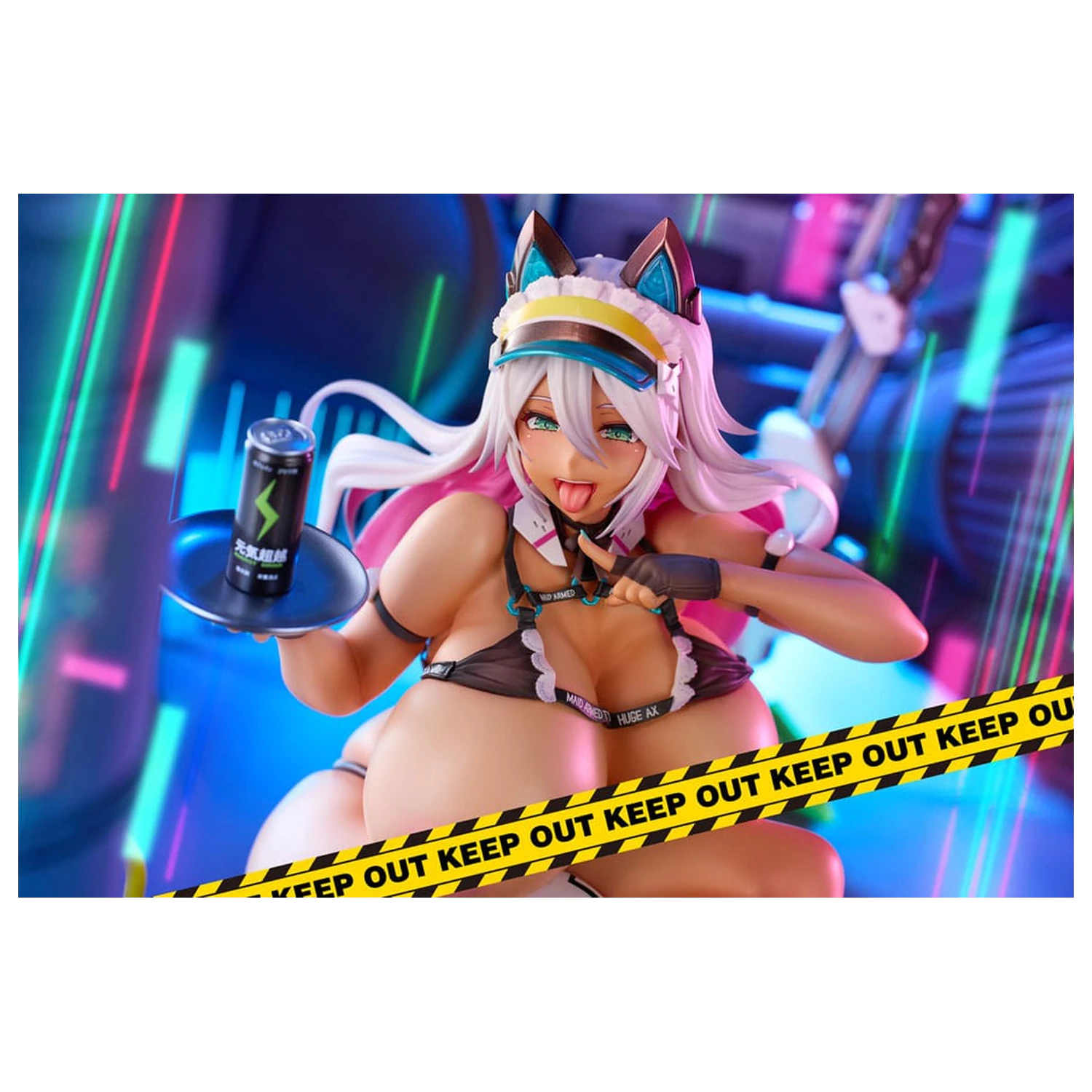 Original Character Socha 1/4 Meido-Busou: Ax Street ver. Pixel Philia Edition 37 cm produktová fotografia