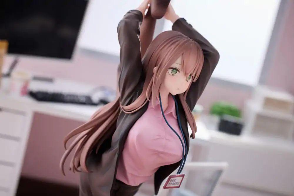 Original Character PVC Socha 1/6 OL-chan Who Doesn't Want to Go to Work Pink Ver. 26 cm produktová fotografia