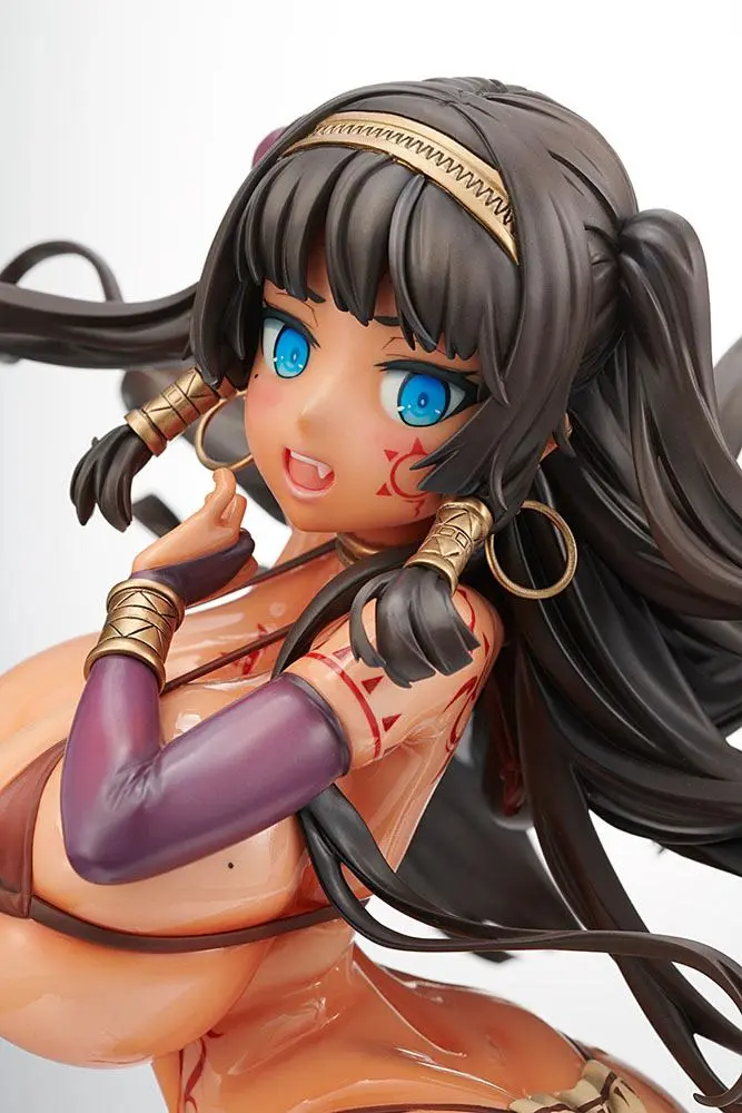 Original Character PVC socha 1/5 Dai Kasshoku Jidai Shahana Nana Wet Glossy Skin Ver. 23 cm termékfotó