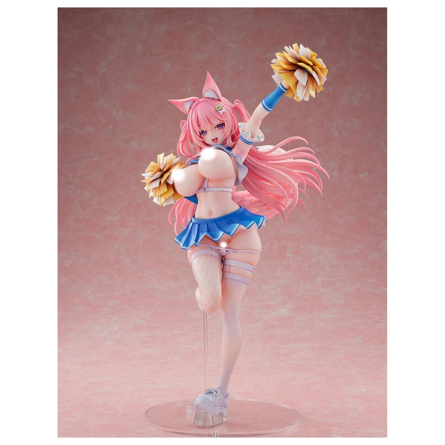 Socha Original Character 1/5 Kemomimi Cheer Girl ilustrovaná Yatanuki Kei DX Version 35 cm produktová fotografia