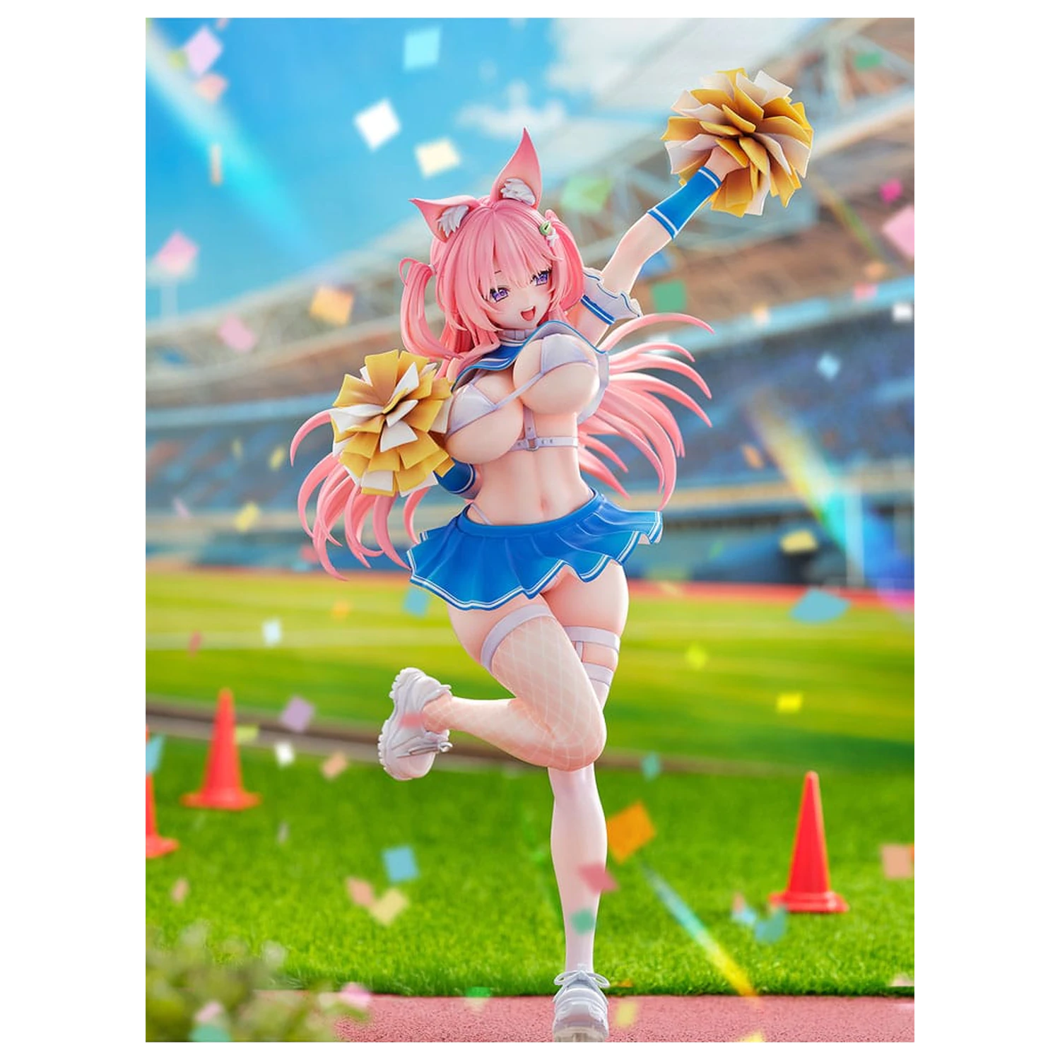 Socha Original Character 1/5 Kemomimi Cheer Girl ilustrovaná Yatanuki Kei 35 cm produktová fotografia
