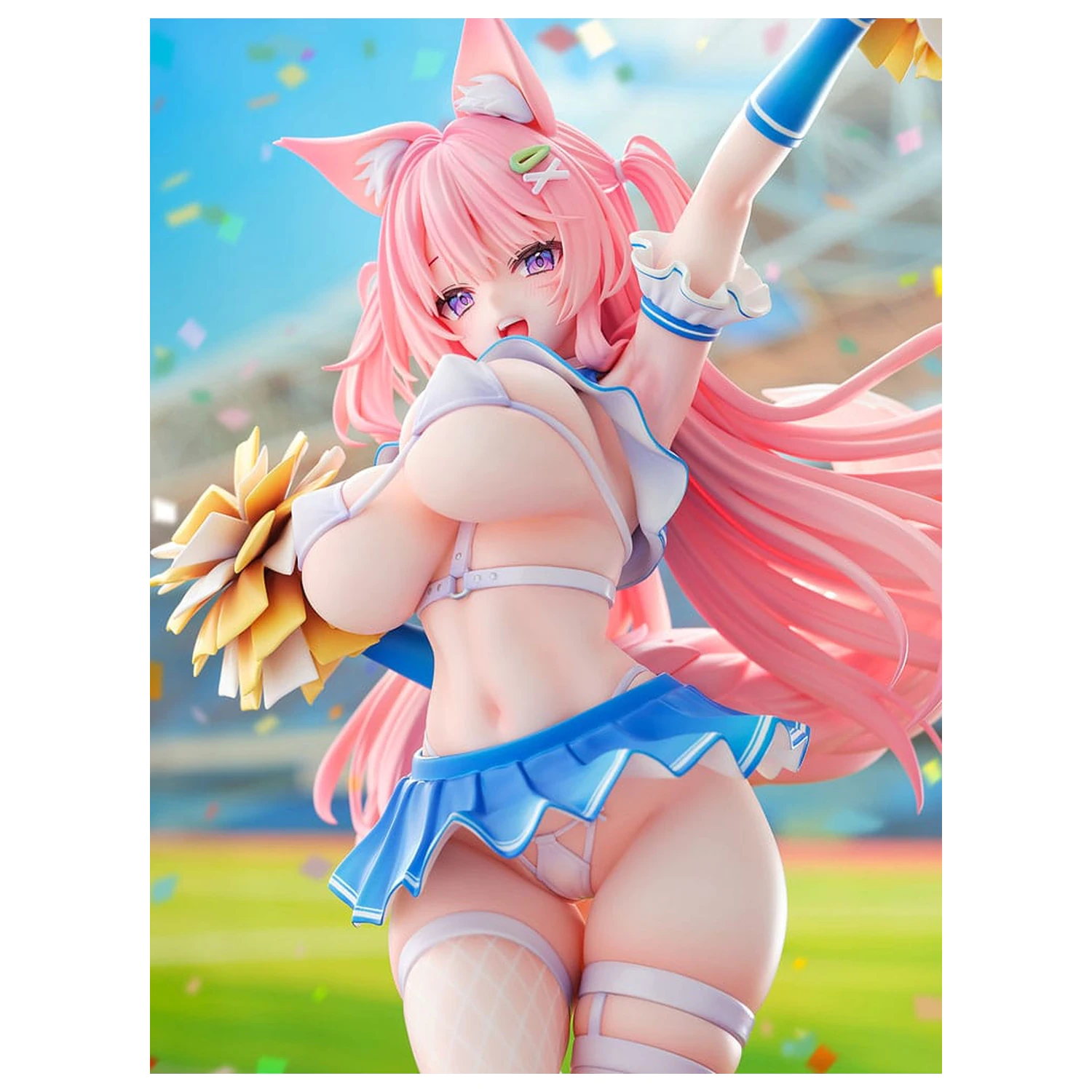 Socha Original Character 1/5 Kemomimi Cheer Girl ilustrovaná Yatanuki Kei 35 cm produktová fotografia
