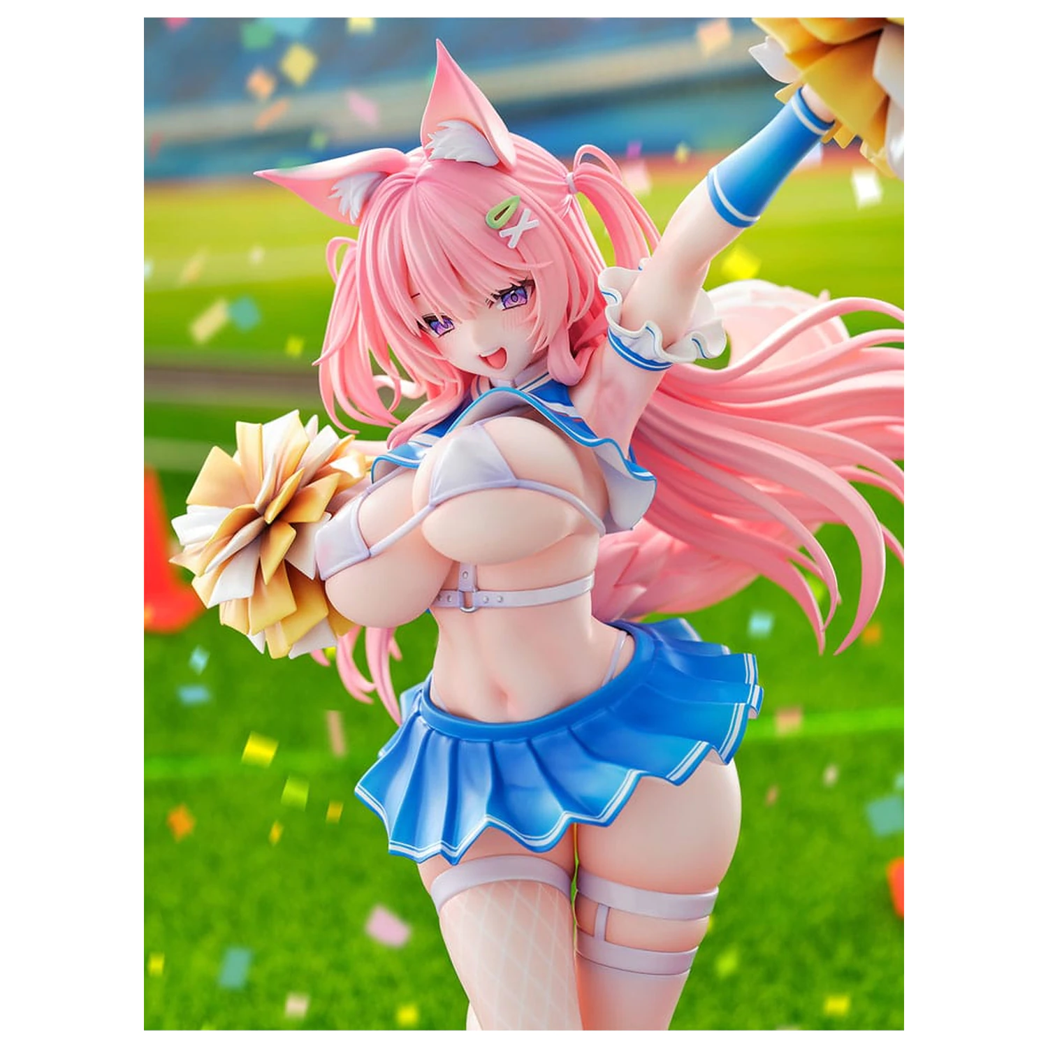 Socha Original Character 1/5 Kemomimi Cheer Girl ilustrovaná Yatanuki Kei 35 cm produktová fotografia