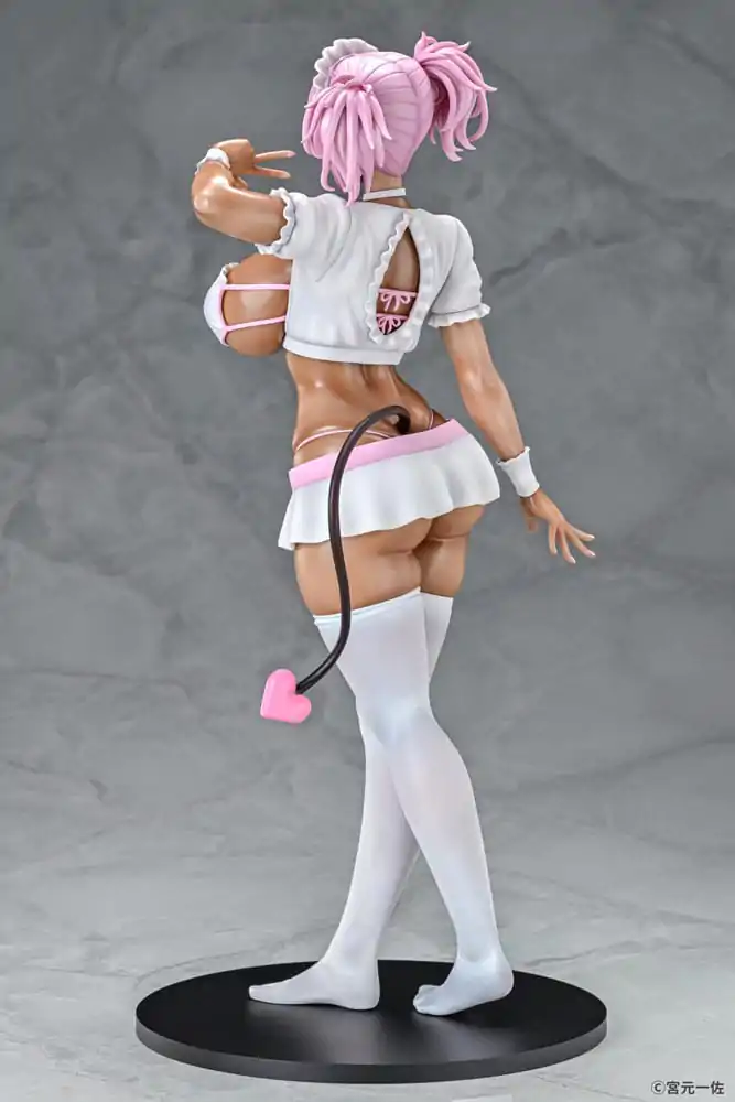 Original Character Statue 1/6 Black Gal Maid Succubus Cocoa Pink Ver. 30 cm termékfotó