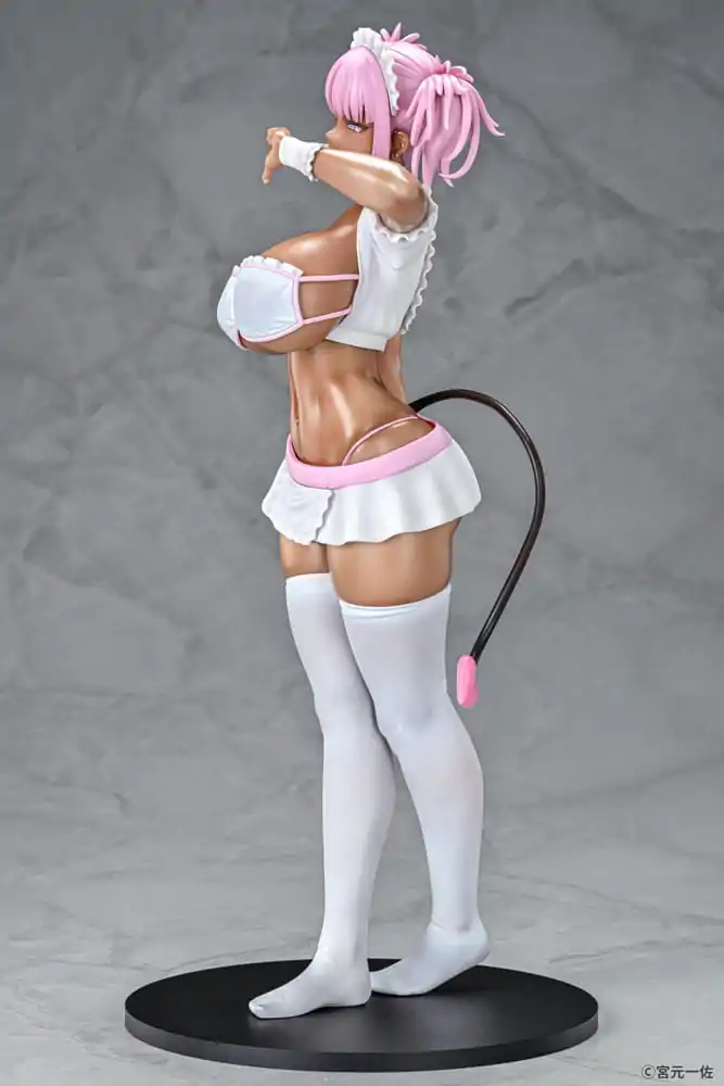 Original Character Statue 1/6 Black Gal Maid Succubus Cocoa Pink Ver. 30 cm termékfotó