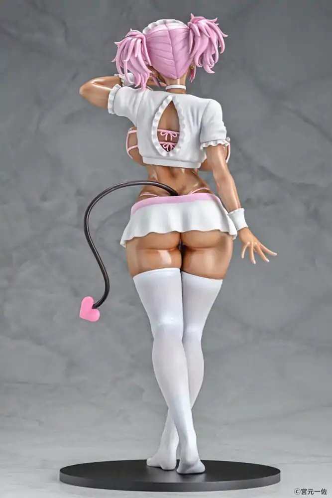 Original Character Statue 1/6 Black Gal Maid Succubus Cocoa Pink Ver. 30 cm termékfotó