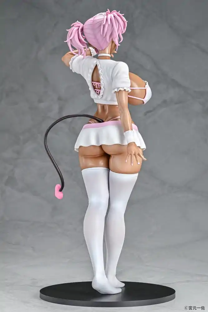 Original Character Statue 1/6 Black Gal Maid Succubus Cocoa Pink Ver. 30 cm termékfotó