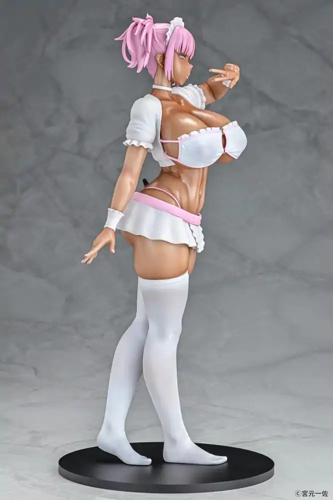 Original Character Statue 1/6 Black Gal Maid Succubus Cocoa Pink Ver. 30 cm termékfotó