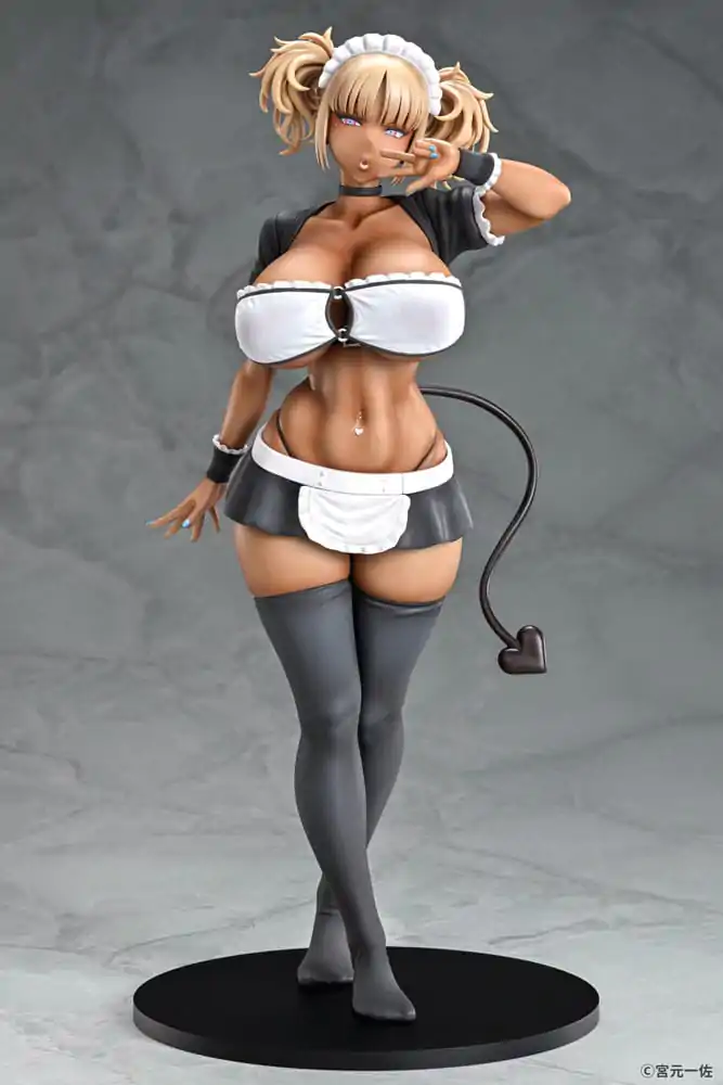 Figúrka Original Character Statue 1/6 Black Gal Maid Succubus Cocoa 30 cm produktová fotografia