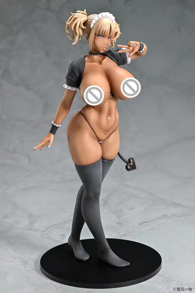 Figúrka Original Character Statue 1/6 Black Gal Maid Succubus Cocoa 30 cm produktová fotografia