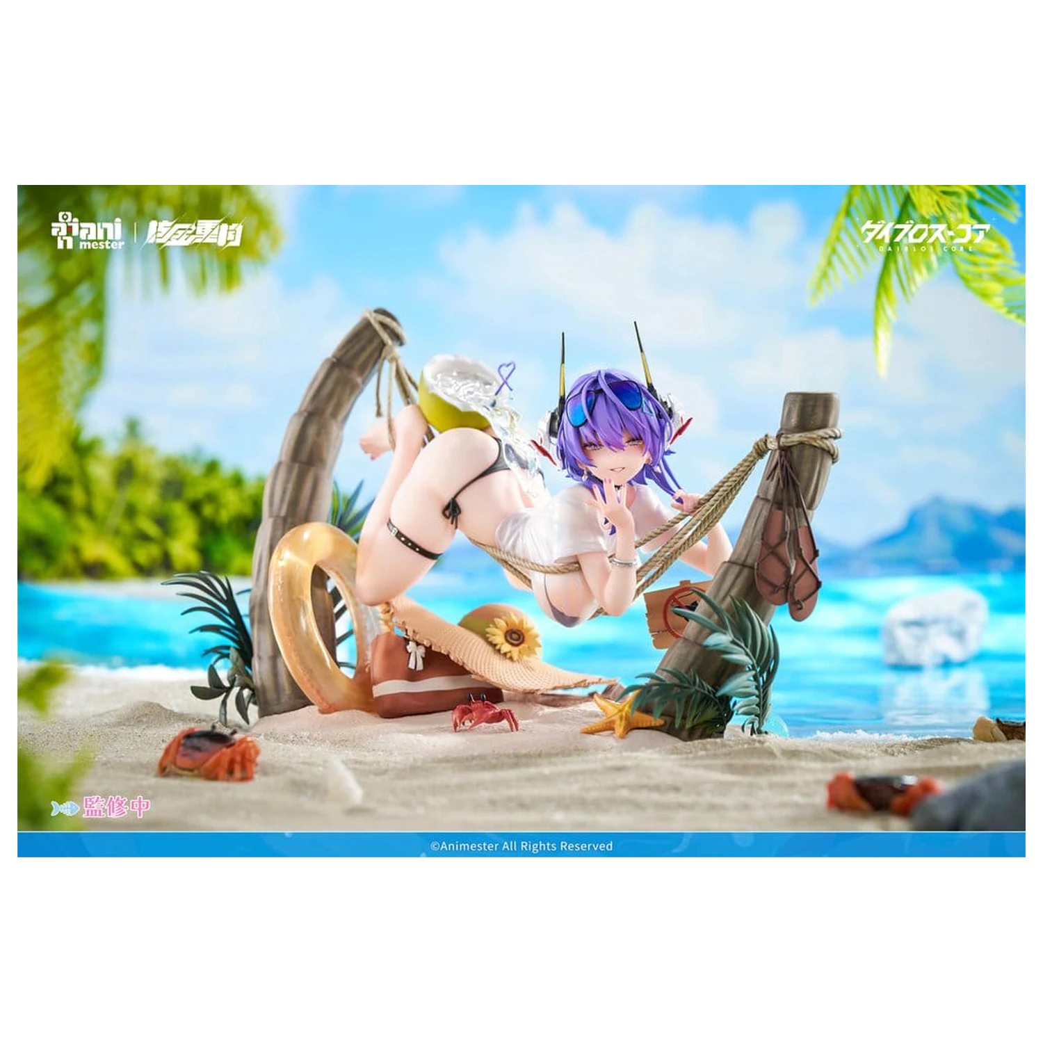 Original Character PVC figúrka 1/6 Bright Summer Barbera·Red ilustrácia od DaiblosCore 14 cm produktová fotografia