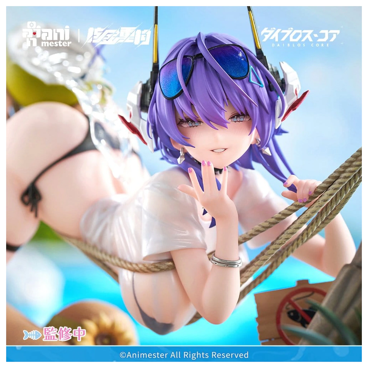 Original Character PVC figúrka 1/6 Bright Summer Barbera·Red ilustrácia od DaiblosCore 14 cm produktová fotografia