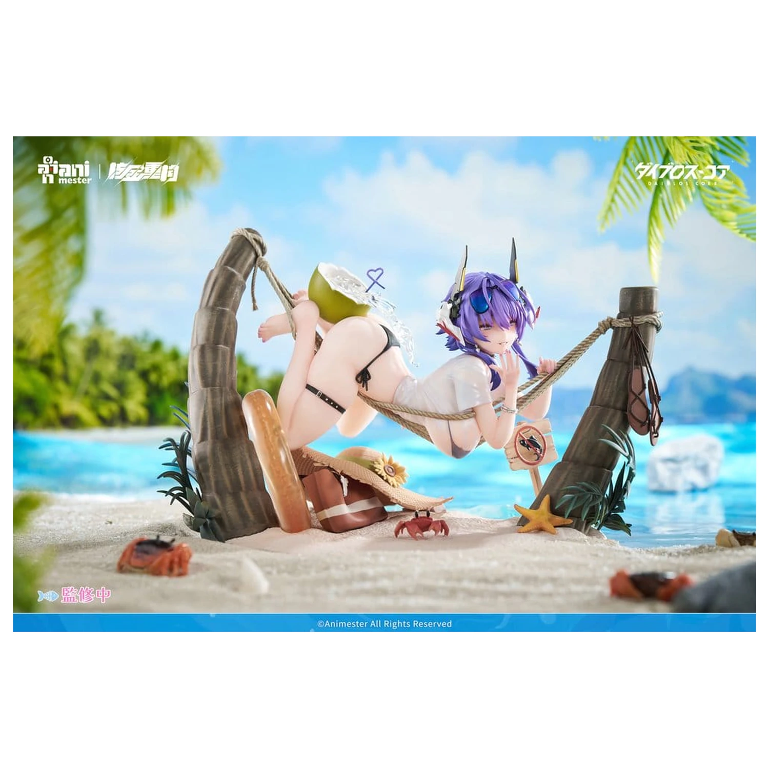 Original Character PVC figúrka 1/6 Bright Summer Barbera·Red ilustrácia od DaiblosCore 14 cm produktová fotografia
