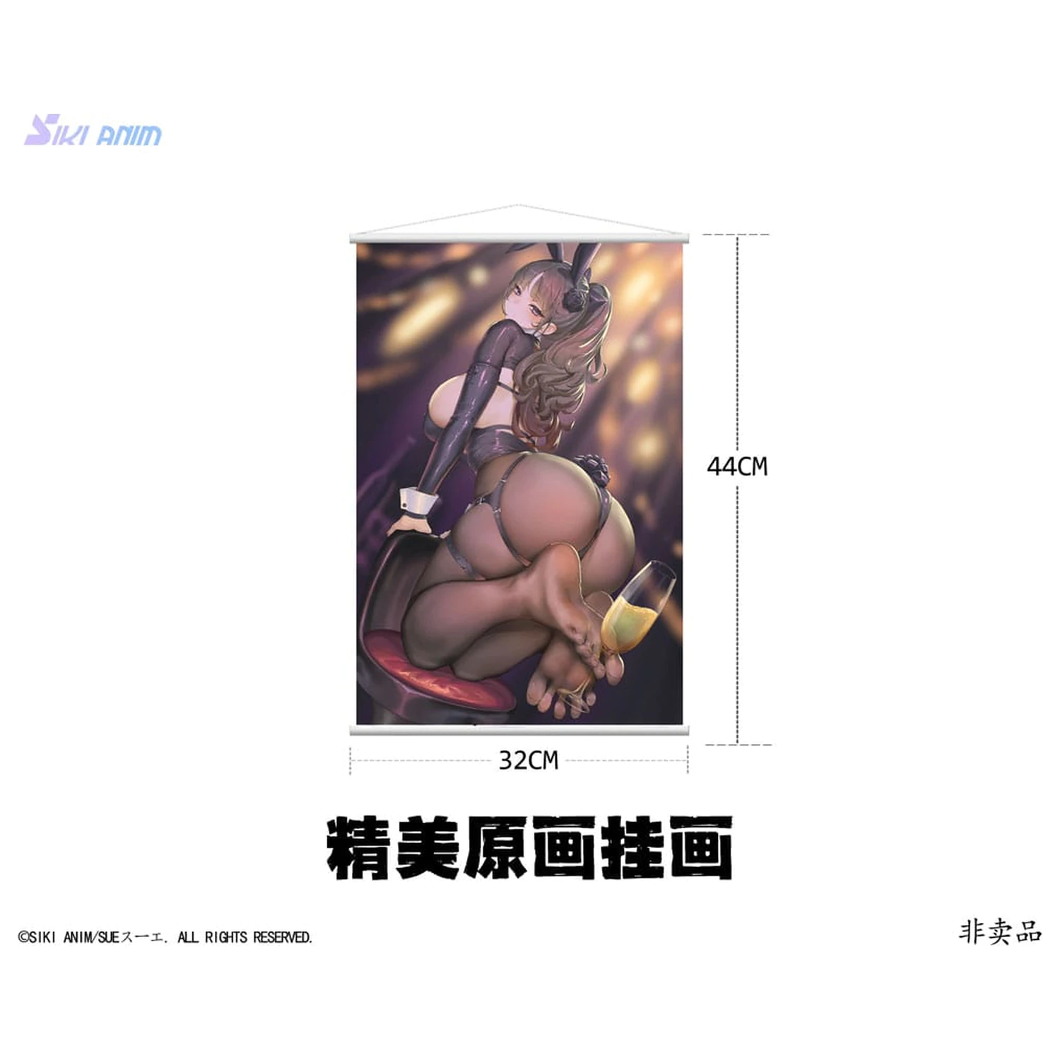 Original Character PVC Socha 1/6 Champagne and Bunny Girl Rose Black Stocking Ver. 31 cm produktová fotografia