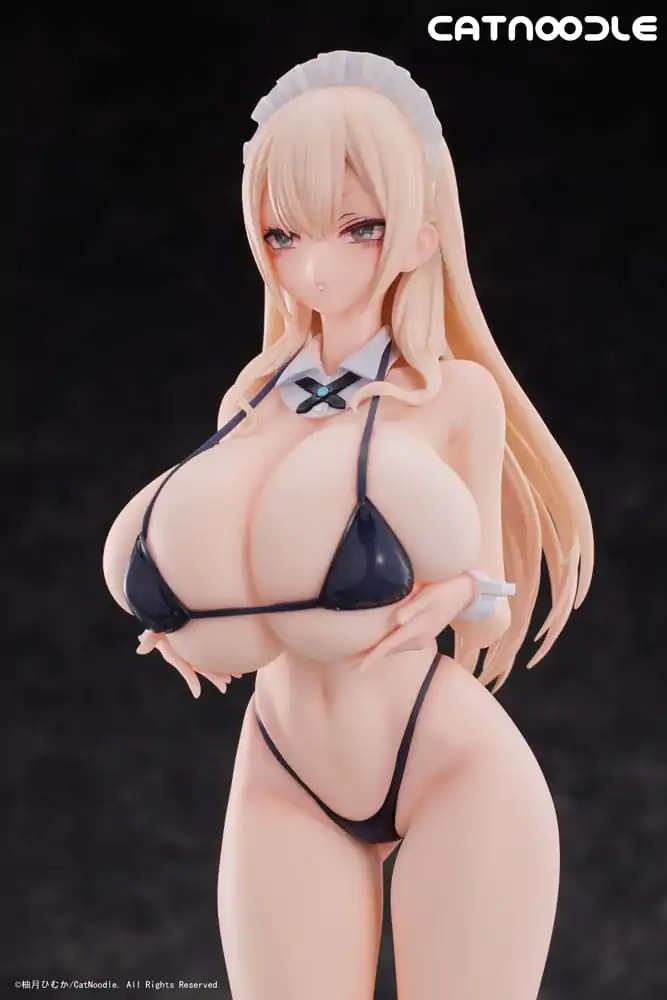 Original Character PVC Socha 1/6 Dosukebe Bikini wo Kitekureru Juujun na Maid-san Illustration by Himuka Yuzuki 27 cm produktová fotografia