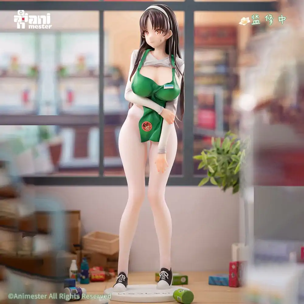 Original Character Socha 1/6 First Business! Mari Hanamiya the Gentle Shop Assistant illustration by POPQN 28 cm produktová fotografia