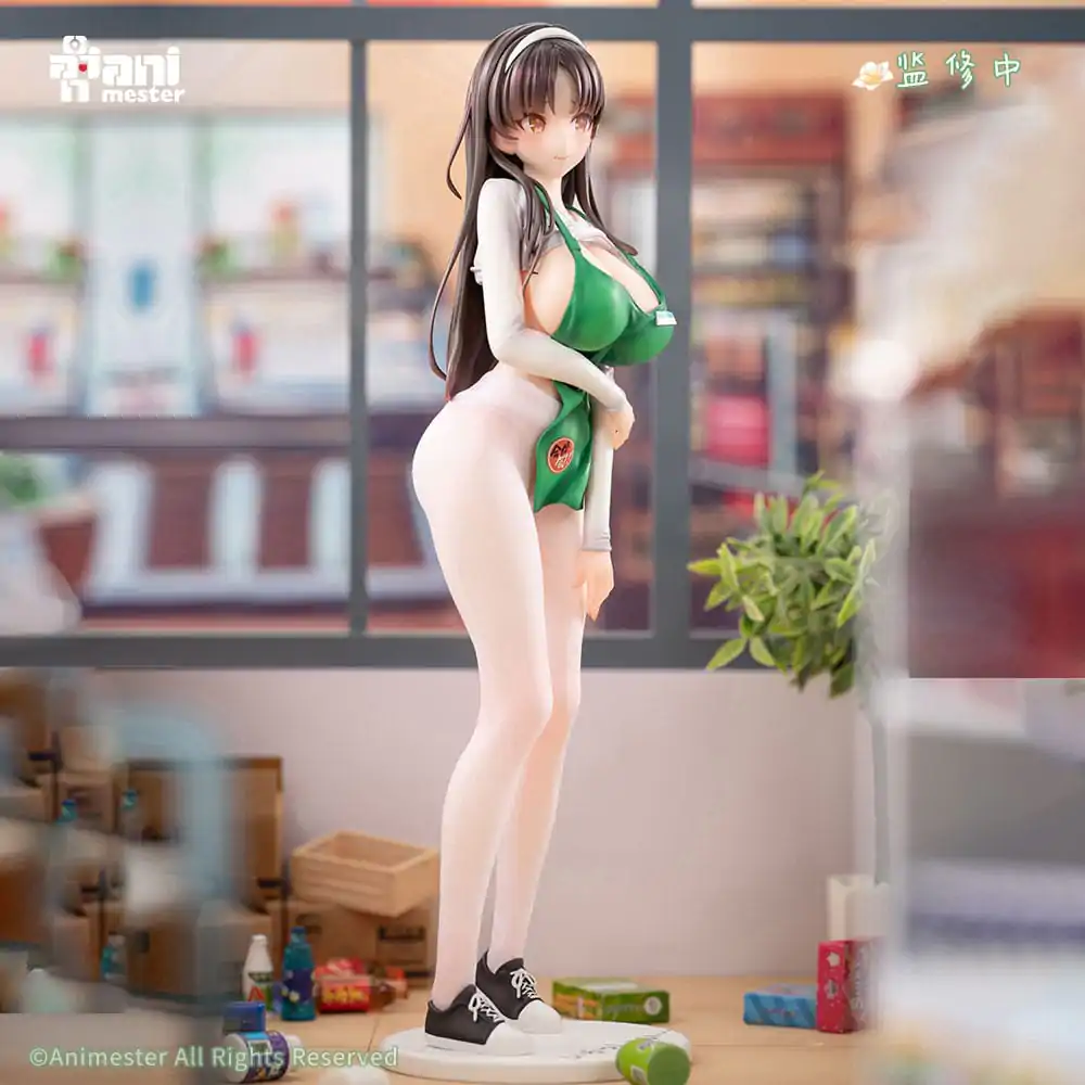 Original Character Socha 1/6 First Business! Mari Hanamiya the Gentle Shop Assistant illustration by POPQN 28 cm produktová fotografia