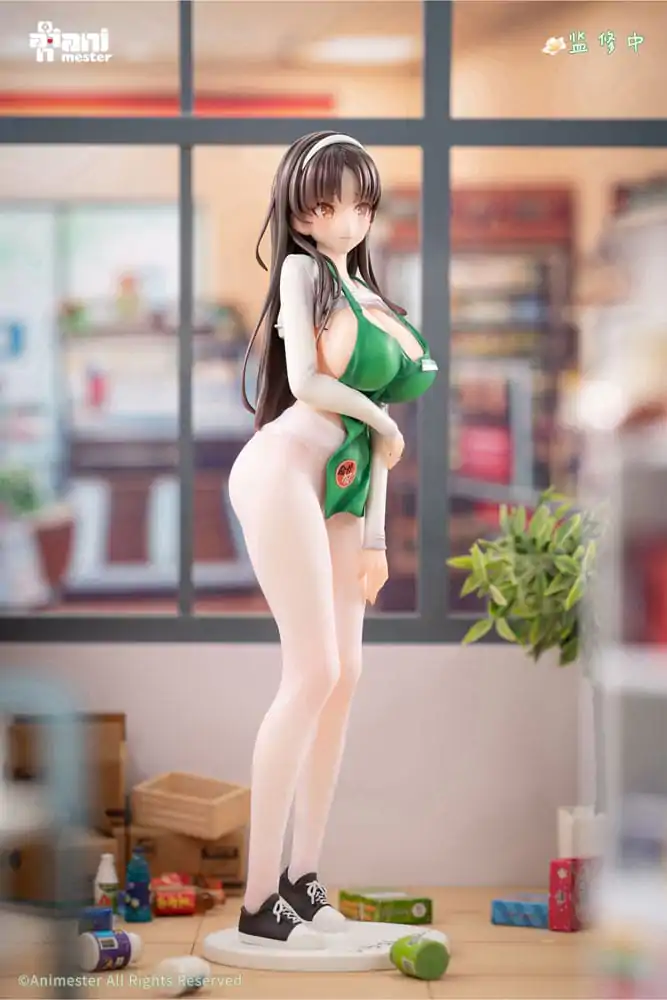 Original Character Socha 1/6 First Business! Mari Hanamiya the Gentle Shop Assistant illustration by POPQN 28 cm produktová fotografia