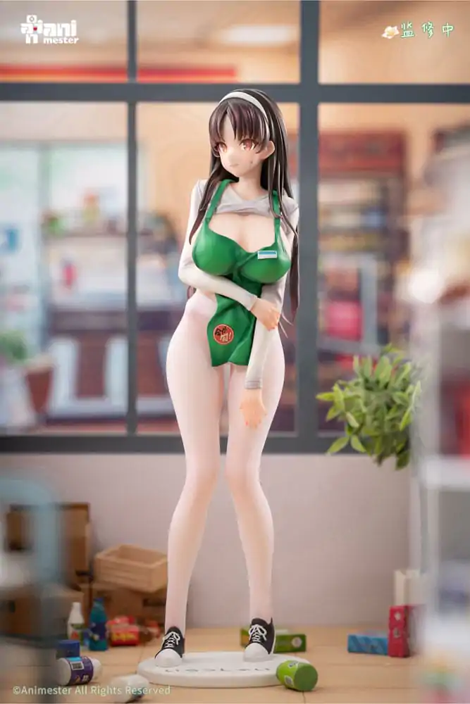 Original Character Socha 1/6 First Business! Mari Hanamiya the Gentle Shop Assistant illustration by POPQN 28 cm produktová fotografia