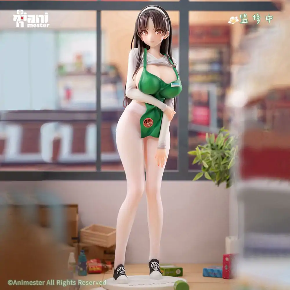 Original Character Socha 1/6 First Business! Mari Hanamiya the Gentle Shop Assistant illustration by POPQN 28 cm produktová fotografia