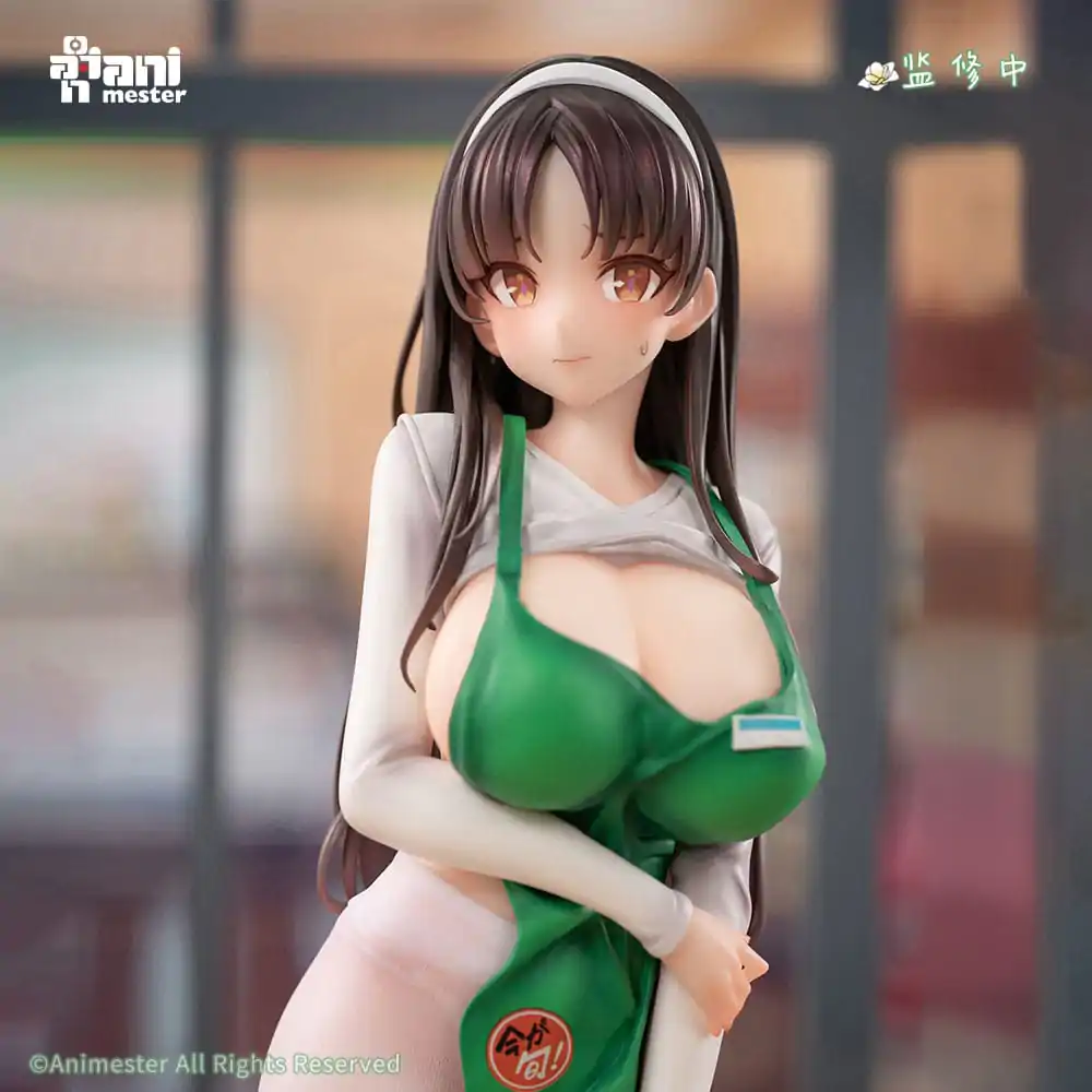 Original Character Socha 1/6 First Business! Mari Hanamiya the Gentle Shop Assistant illustration by POPQN 28 cm produktová fotografia