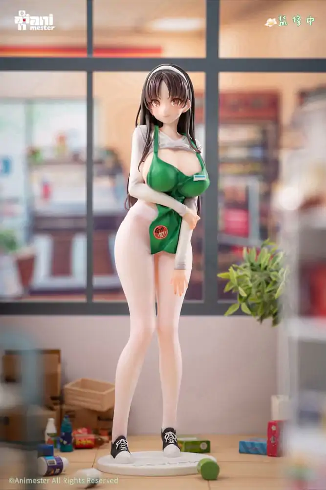 Original Character Socha 1/6 First Business! Mari Hanamiya the Gentle Shop Assistant illustration by POPQN 28 cm produktová fotografia