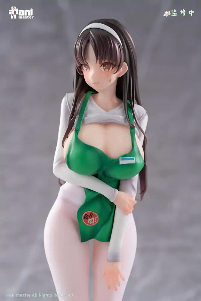 Original Character Socha 1/6 First Business! Mari Hanamiya the Gentle Shop Assistant illustration by POPQN 28 cm produktová fotografia