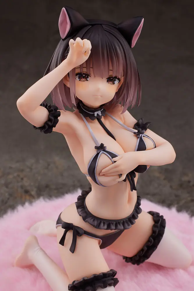 Originálna PVC figúrka 1/6 Roar, pózujúca pred zrkadlom - Ayaka-chan TPK-017 17 cm termékfotó