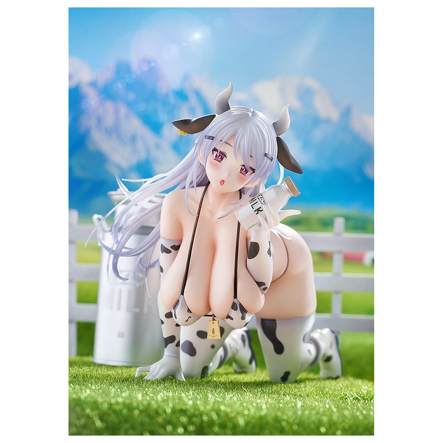 Original Character Figure 1/6 Shion Blankness: Cow Bikini Ver. Ilustrácia od Nadare Takamine 15 cm produktová fotografia