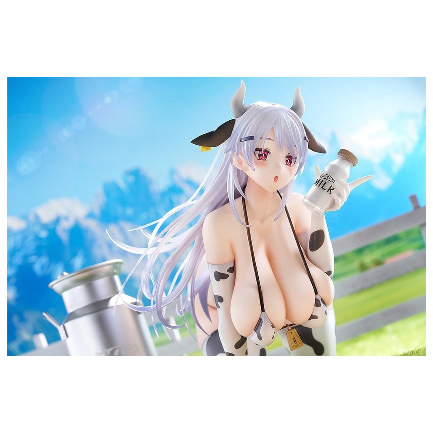 Original Character Figure 1/6 Shion Blankness: Cow Bikini Ver. Ilustrácia od Nadare Takamine 15 cm produktová fotografia