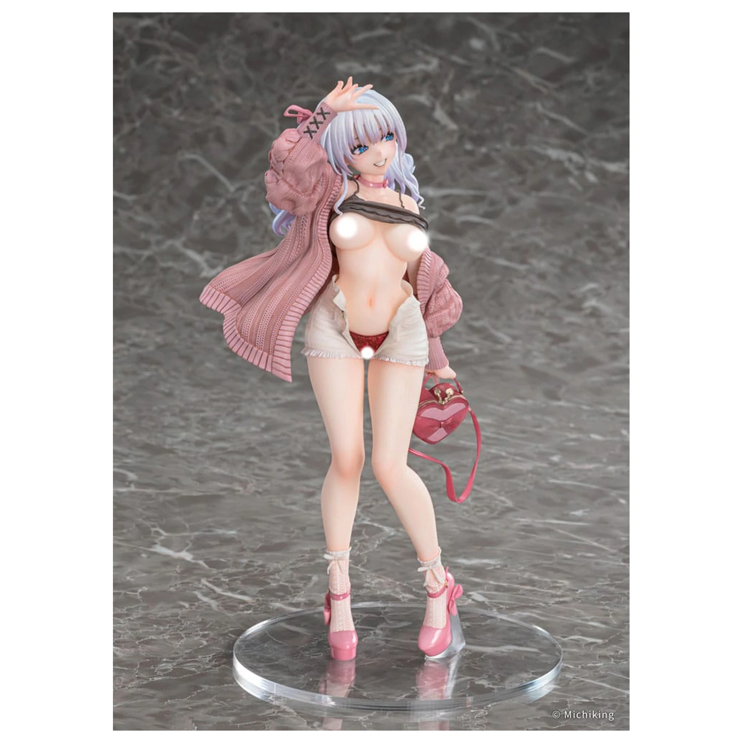 Original Character PVC Socha 1/6 Shion Passion Pink Illustration by Michiking 27 cm produktová fotografia