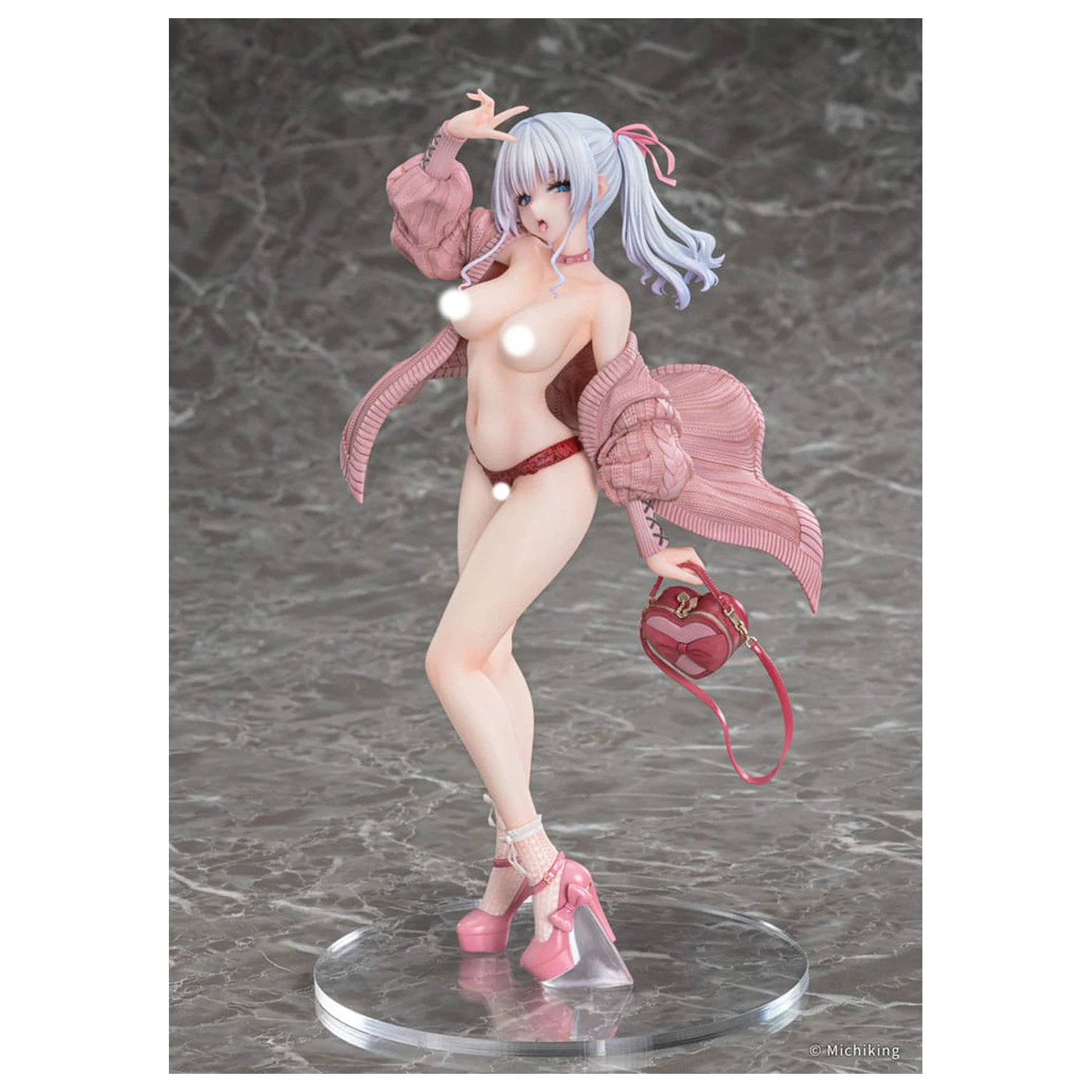 Original Character PVC Socha 1/6 Shion Passion Pink Illustration by Michiking 27 cm produktová fotografia
