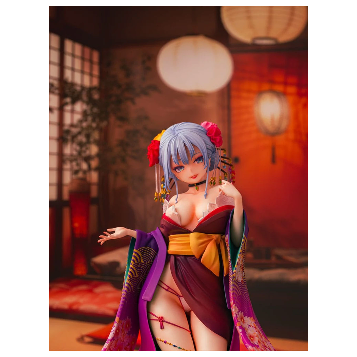 Original Character Socha 1/7 Shujuu Ecstasy Shion Oiran Ver. 15 cm produktová fotografia