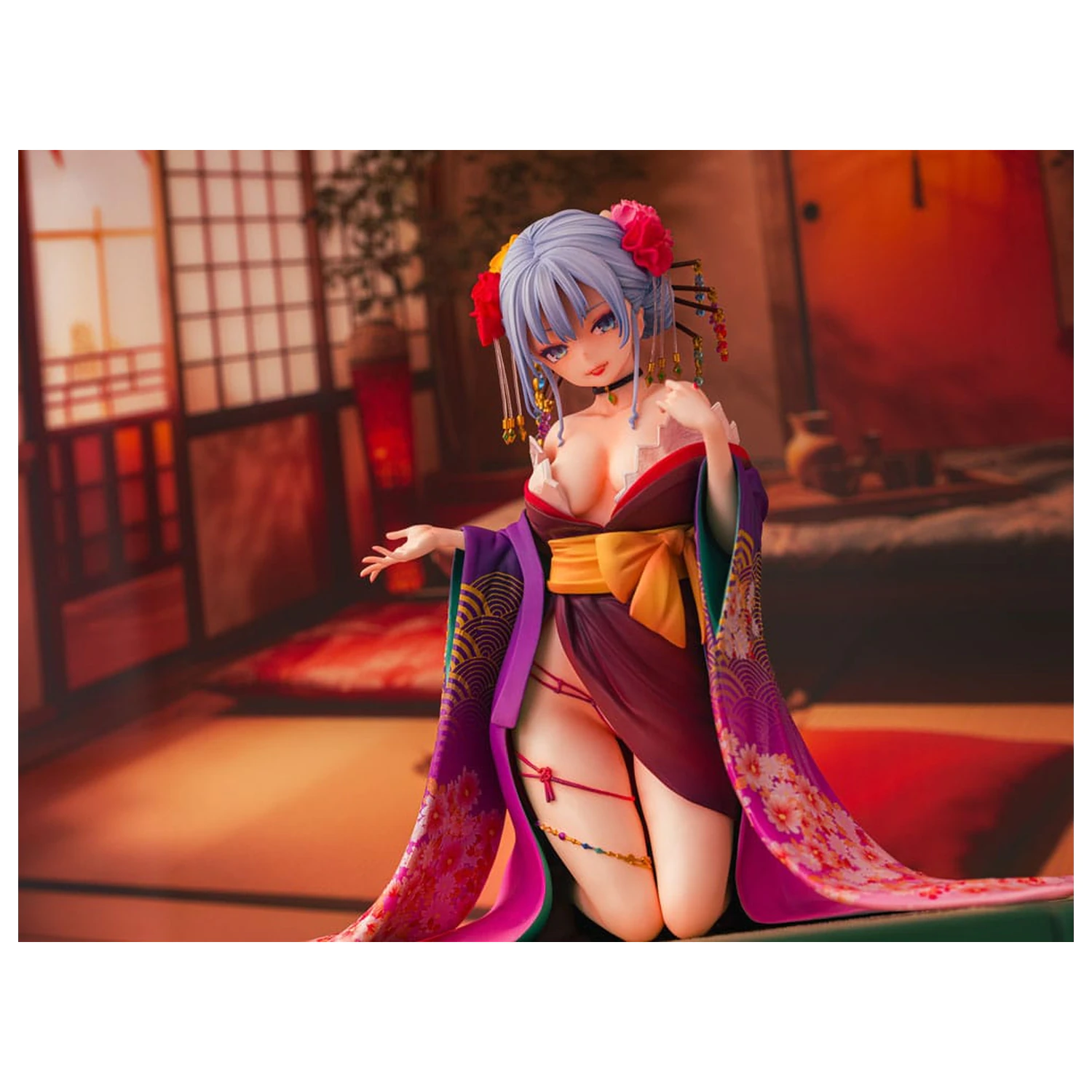 Soška Original Character 1/7 Shujuu Ecstasy Shion Oiran Ver. (Wholesome Ver.) 15 cm produktová fotografia