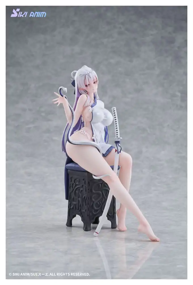Original Character PVC Socha 1/7 The Color of the Blue - White Snake Deluxe Edition 20 cm produktová fotografia