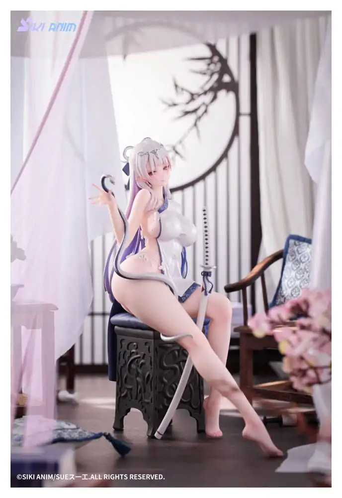 Original Character PVC Socha 1/7 The Color of the Blue - White Snake Deluxe Edition 20 cm produktová fotografia