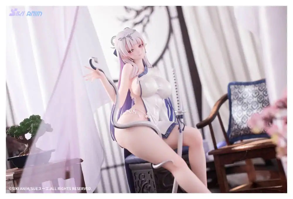 Original Character PVC Socha 1/7 The Color of the Blue - White Snake Deluxe Edition 20 cm produktová fotografia