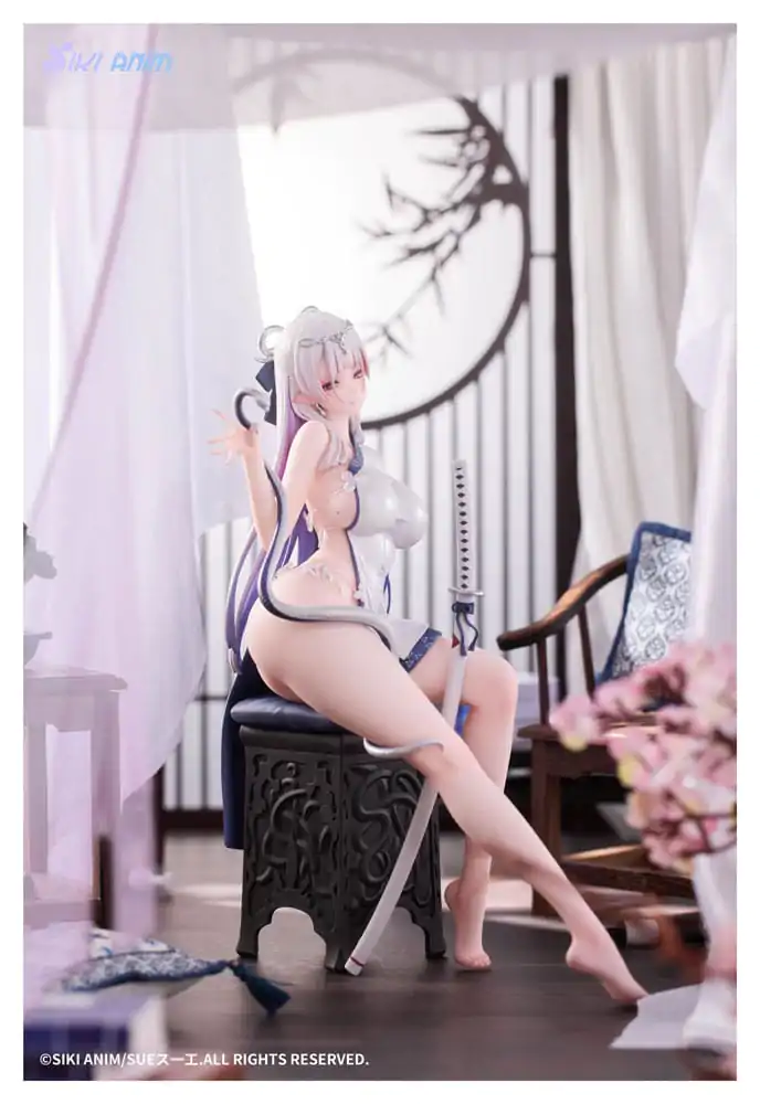 Original Character PVC Socha 1/7 The Color of the Blue - White Snake Deluxe Edition 20 cm produktová fotografia