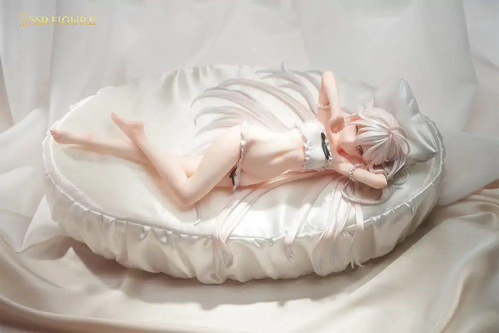 Originál Karakter PVC Figúrka 1/7 Wakening White Haired-Chan Hayashi Kewi 11 cm Illusztráció termékfotó