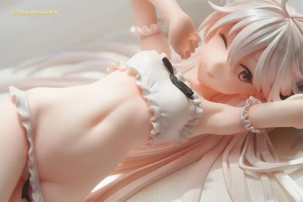 Originál Karakter PVC Figúrka 1/7 Wakening White Haired-Chan Hayashi Kewi 11 cm Illusztráció termékfotó