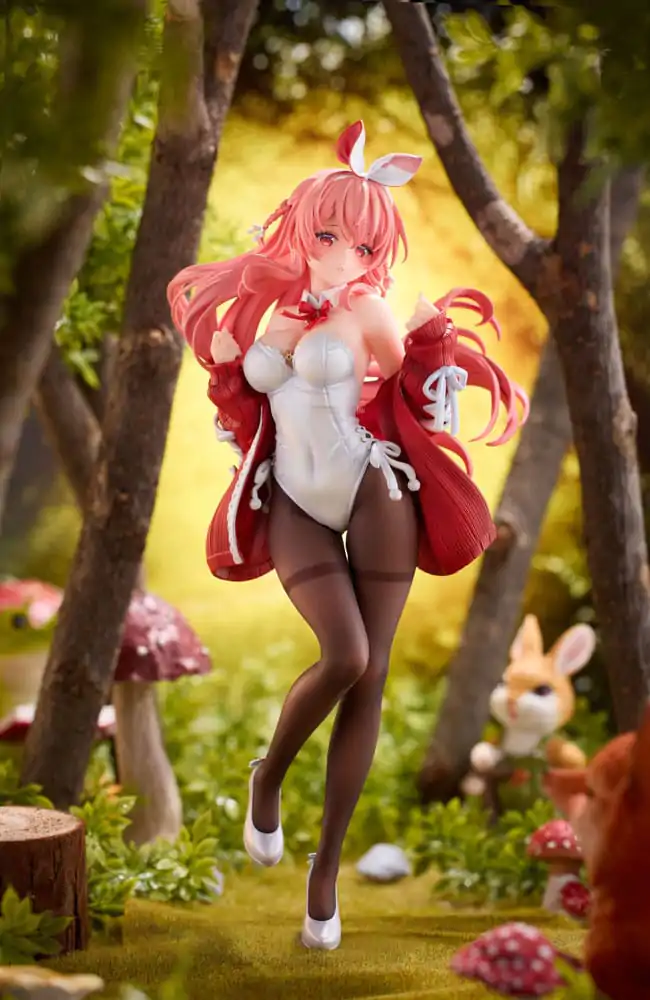 Original Character PVC 1/7 Biela Králik Ilustrovaná Rosuuri Deluxe Verzia 24 cm produktová fotografia