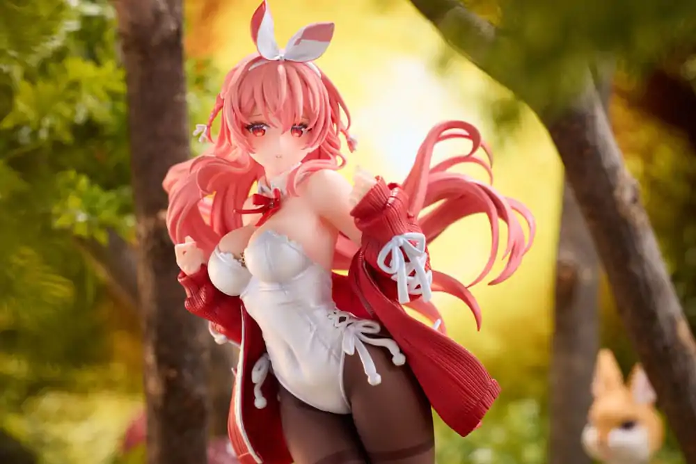 Original Character PVC 1/7 Biela Králik Ilustrovaná Rosuuri Deluxe Verzia 24 cm produktová fotografia