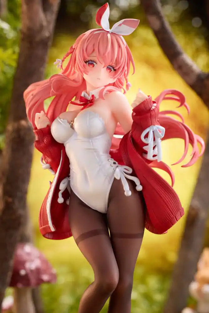 Original Character PVC 1/7 Biela Králik Ilustrovaná Rosuuri Deluxe Verzia 24 cm produktová fotografia