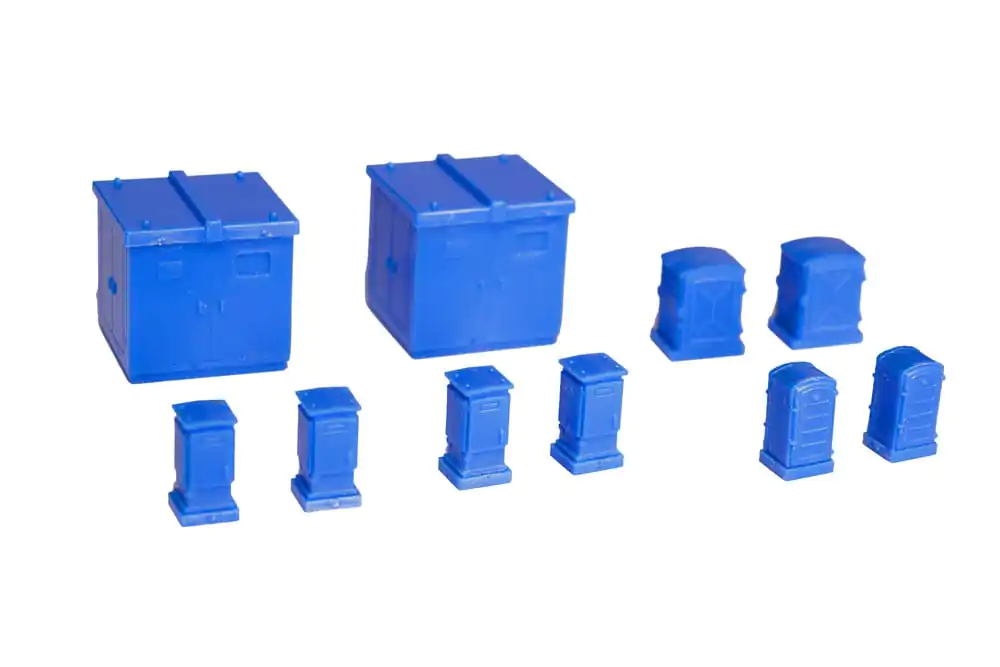 Original Character 1/80 Plastikový Model Kit 1/80 Pop Another World Series Relay box/Cubicle Modrá 3 cm produktová fotografia