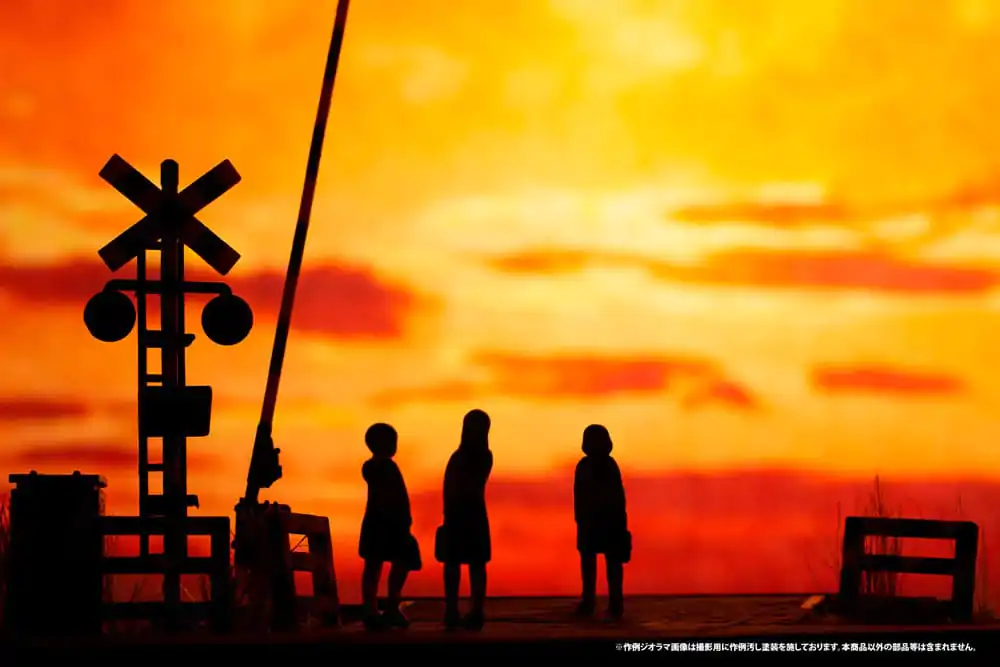 Original Character 1/80 Plastikový Model Kit 1/80 Železničný Priechod (Green×Blue) 5 cm produktová fotografia