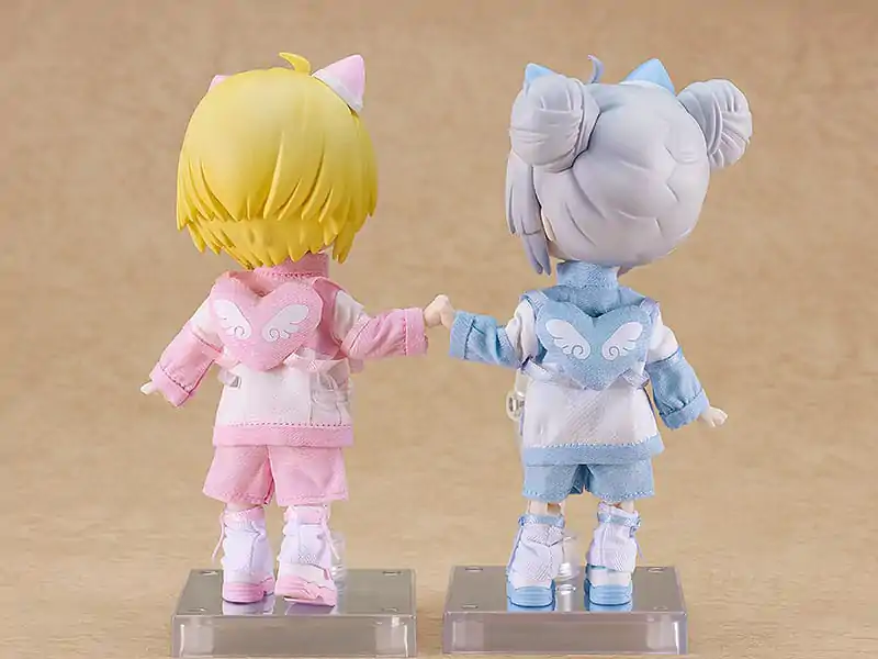 Original Character Accessories for Nendoroid Doll Figures Sada oblečenia: Subculture Fashion Tracksuit (Pink) produktová fotografia