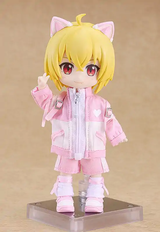 Original Character Accessories for Nendoroid Doll Figures Sada oblečenia: Subculture Fashion Tracksuit (Pink) produktová fotografia
