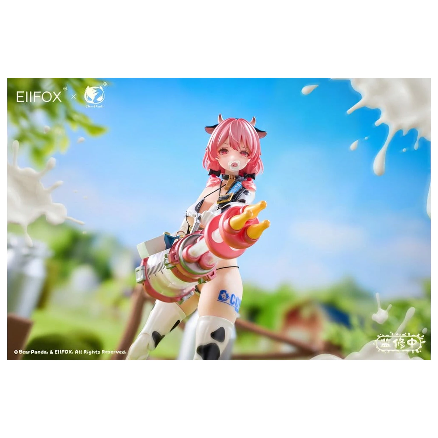 Originálna akčná figúrka postavy 1/8 Eiifox & BearPanda Nyuugyuu Momo 21 cm produktová fotografia