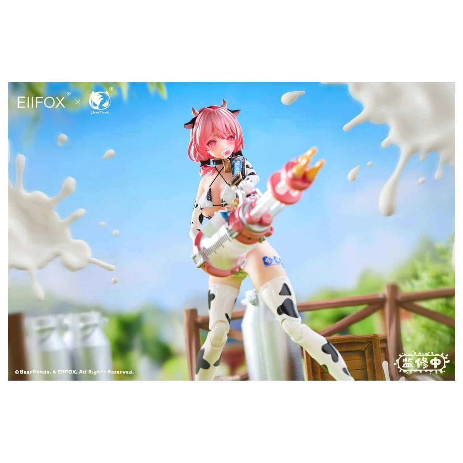 Originálna akčná figúrka postavy 1/8 Eiifox & BearPanda Nyuugyuu Momo 21 cm produktová fotografia