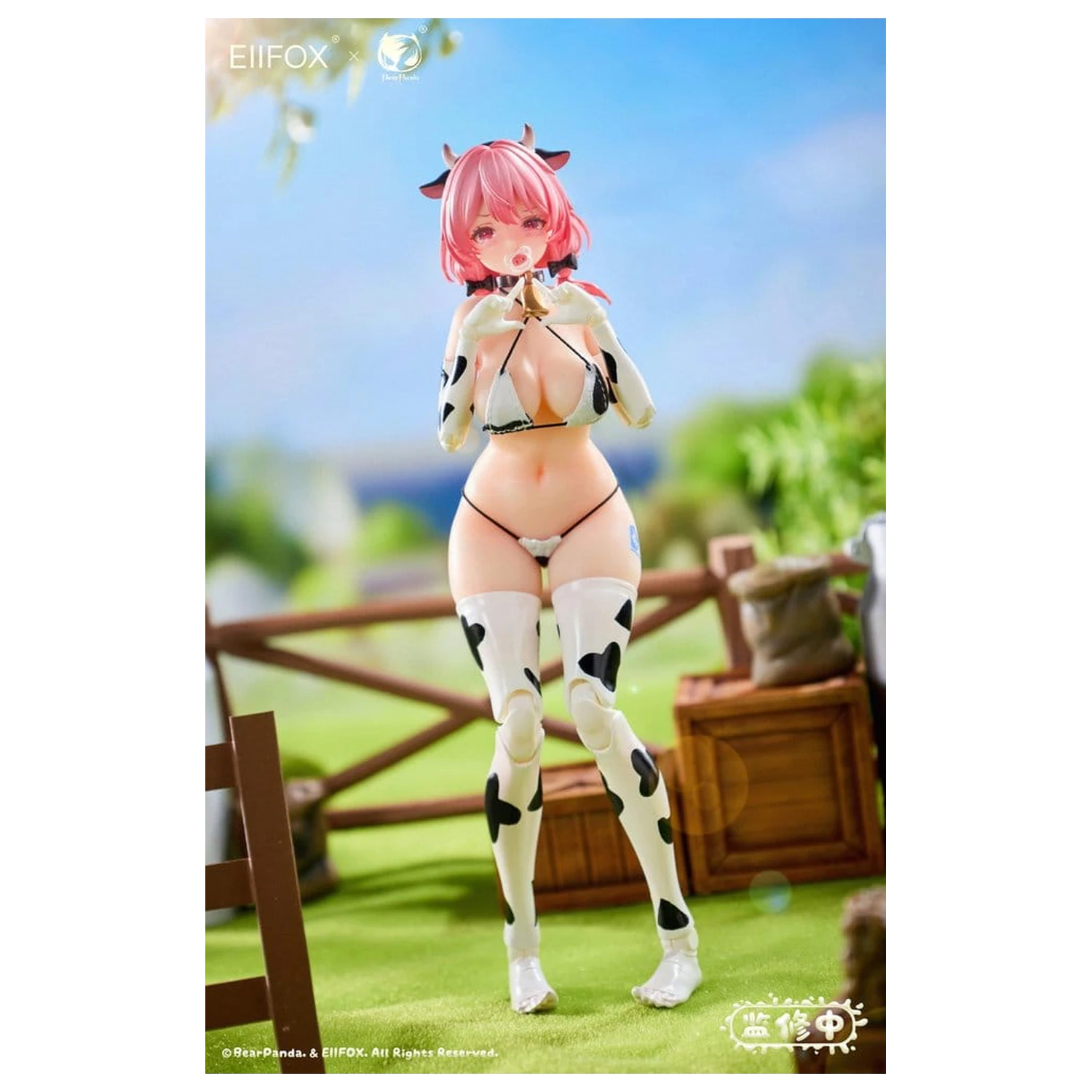 Originálna akčná figúrka postavy 1/8 Eiifox & BearPanda Nyuugyuu Momo 21 cm produktová fotografia
